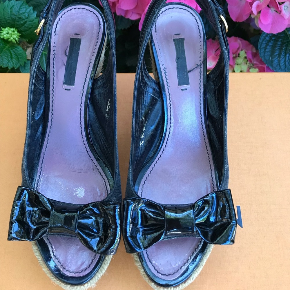Authentic Louis Vuitton Wedge sandals